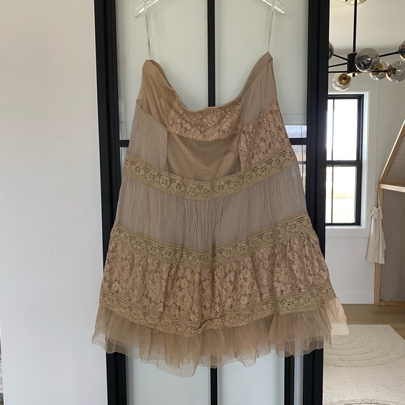 My Michelle Dresses & Skirts - Vintage My Michelle Maxi Skirt boho cottage coreFloral Lace Patchwork Women's L